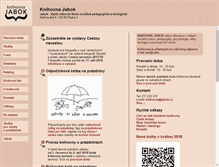 Tablet Screenshot of knihovna.jabok.cz